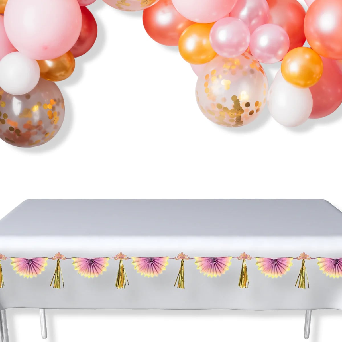 My Party Centre - Princess Once Upon A Time Tassel Garland Fans