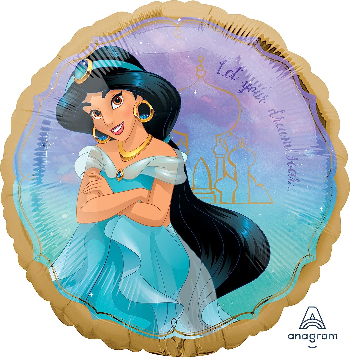 My Party Centre - S60 Jasmine Once Upon A Time Foil Balloon 18In