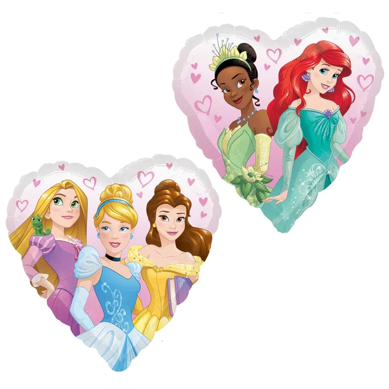 My Party Centre - S60 Princess Dream Big Heart Foil Balloon 18In