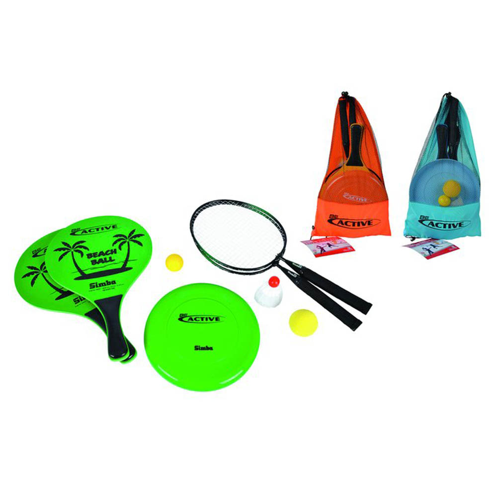 Simba - 3 In 1 Sport Set In Bag, 3 Assorted.