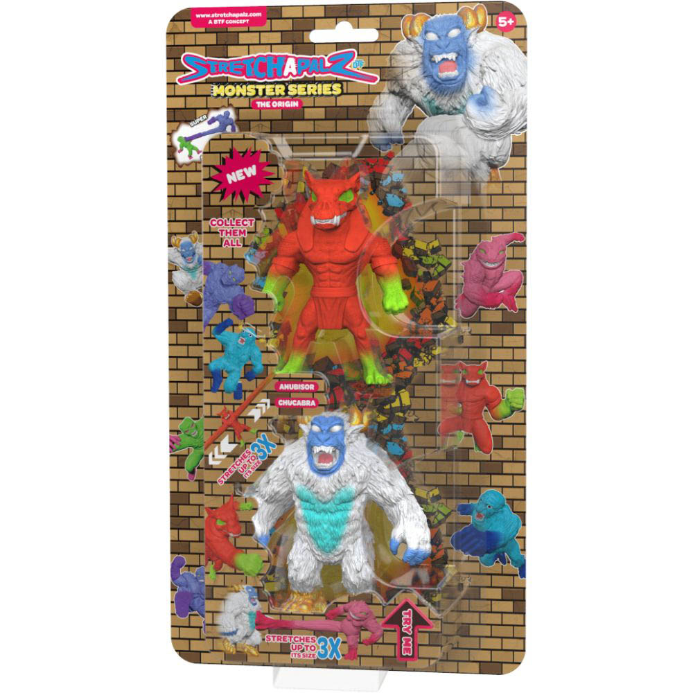Stretchapalz - Monsters The Origin-Double Pack Blister Packing Anubisor/Chucabra