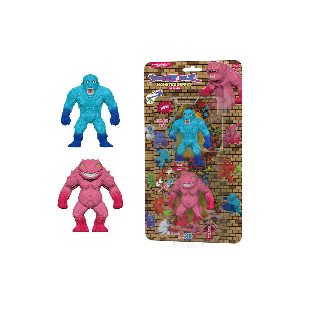 Stretchapalz - Monsters The Origin-Double Pack Blister Packing Tonk/Burt