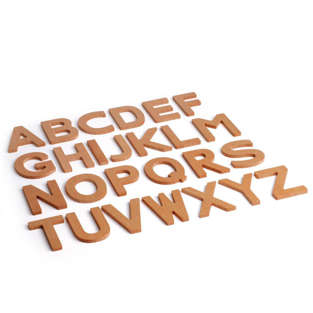 Erzi - Supplement Alphabet Set 3D