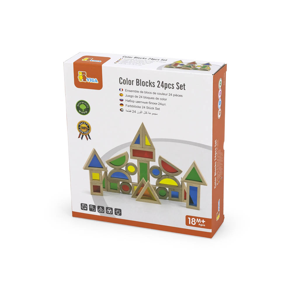 Viga - Color Blocks 24Pcs Set