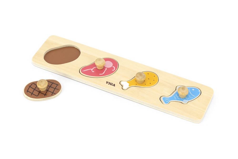 Viga - Flat Puzzle - Meat & Fish
