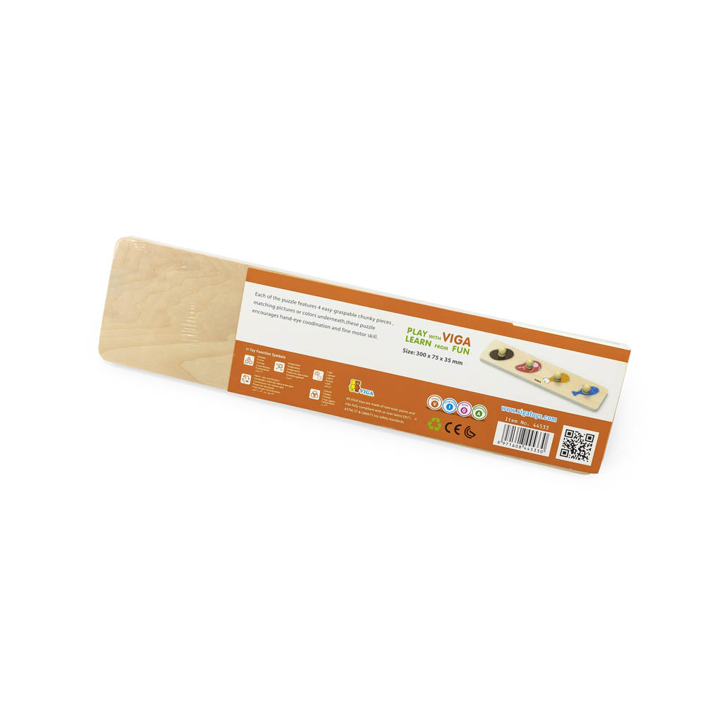 Viga - Flat Puzzle - Meat & Fish