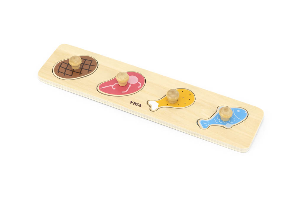 Viga - Flat Puzzle - Meat & Fish