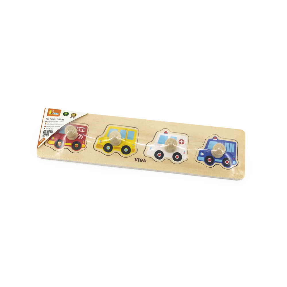 Viga - Flat Puzzle - Vehicles