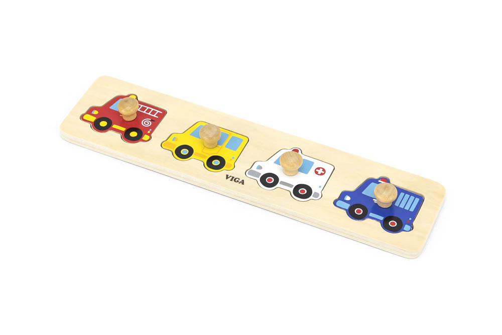 Viga - Flat Puzzle - Vehicles