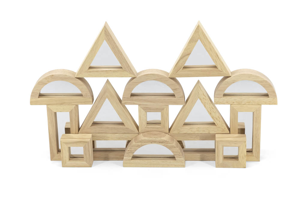 Viga - Large Mirror Blocks 16Pcs Set