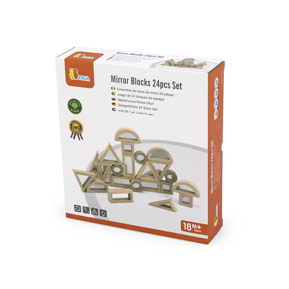 Viga - Mirror Blocks 24Pcs Set