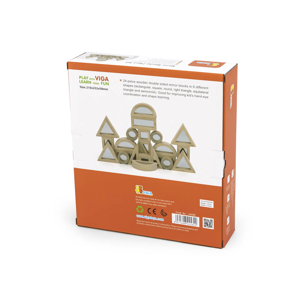 Viga - Mirror Blocks 24Pcs Set