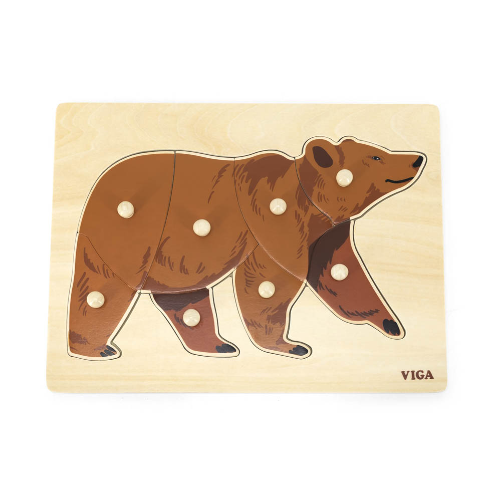 Viga - Montessori Puzzle Bear