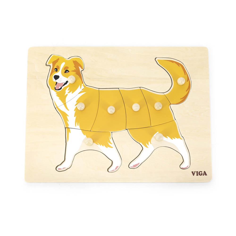Viga - Montessori Puzzle Dog