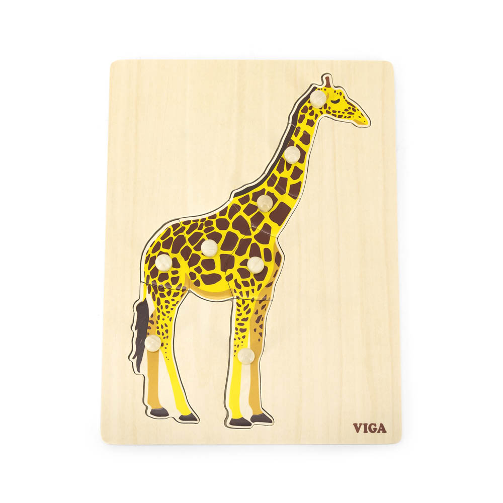 Viga - Montessori Puzzle Giraffe