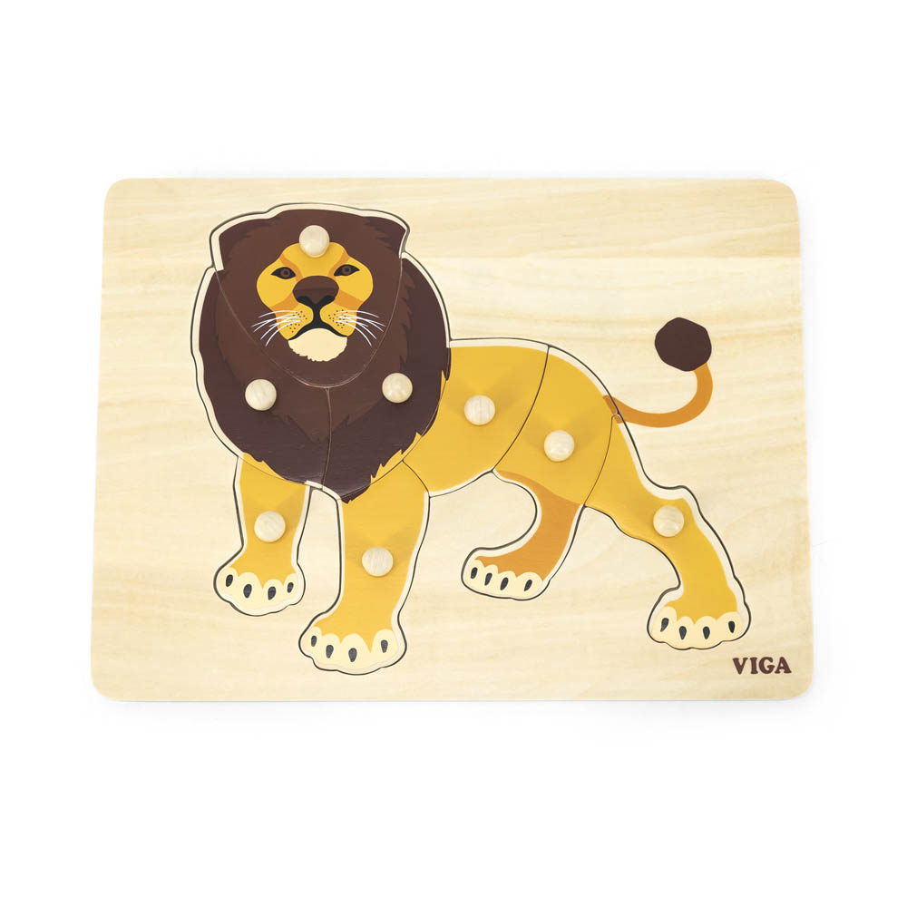 Viga - Montessori Puzzle Lion