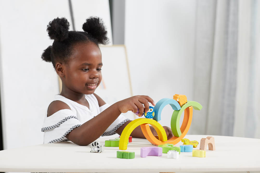 Viga - Rainbow Balancing Blocks