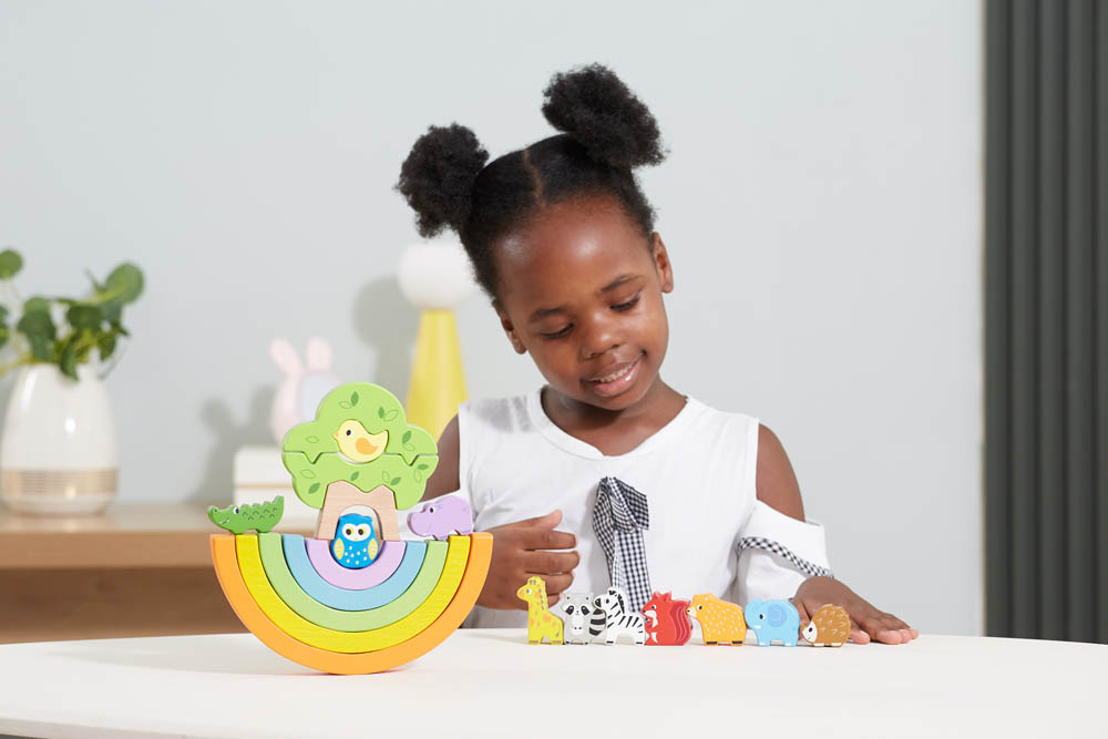 Viga - Rainbow Balancing Blocks
