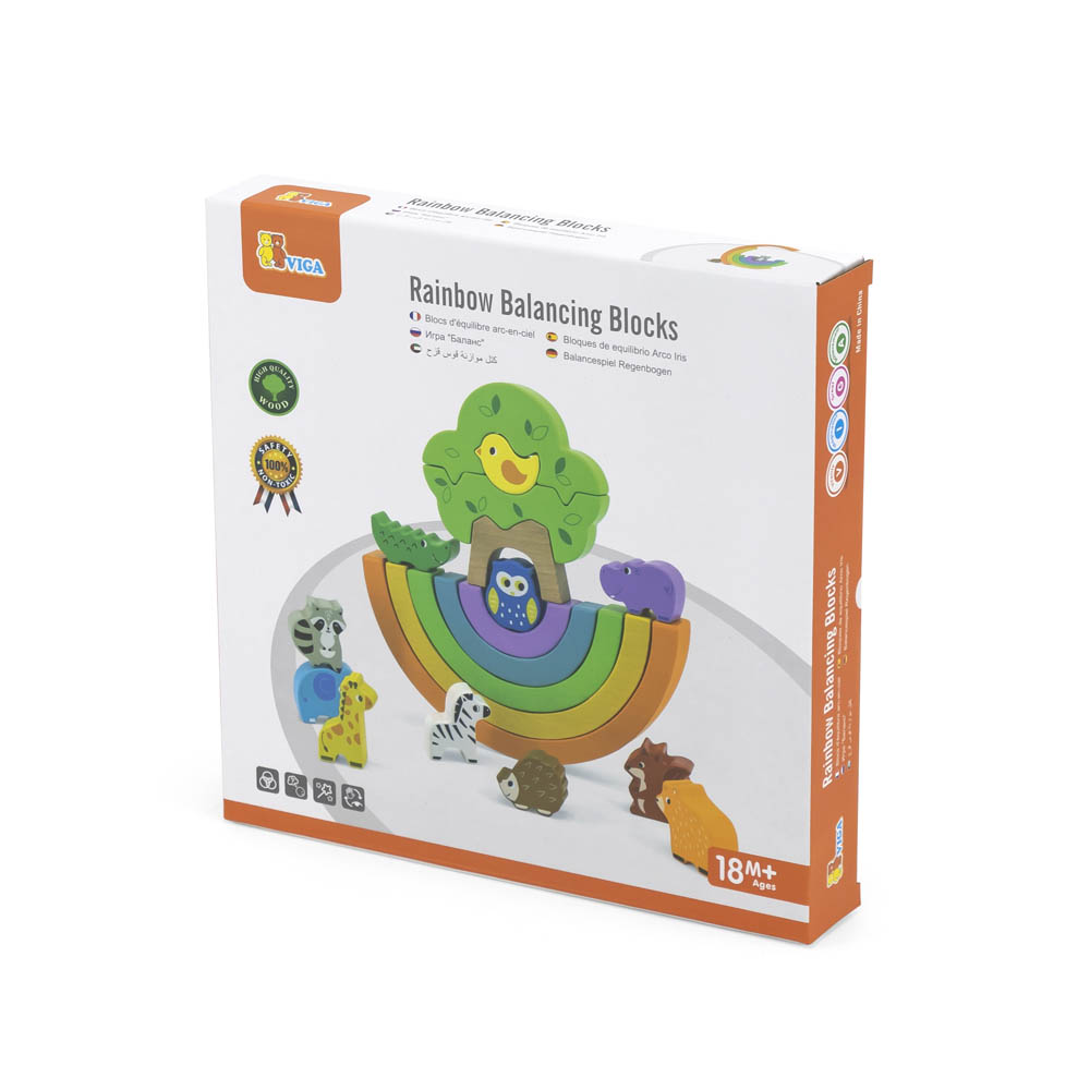 Viga - Rainbow Balancing Blocks