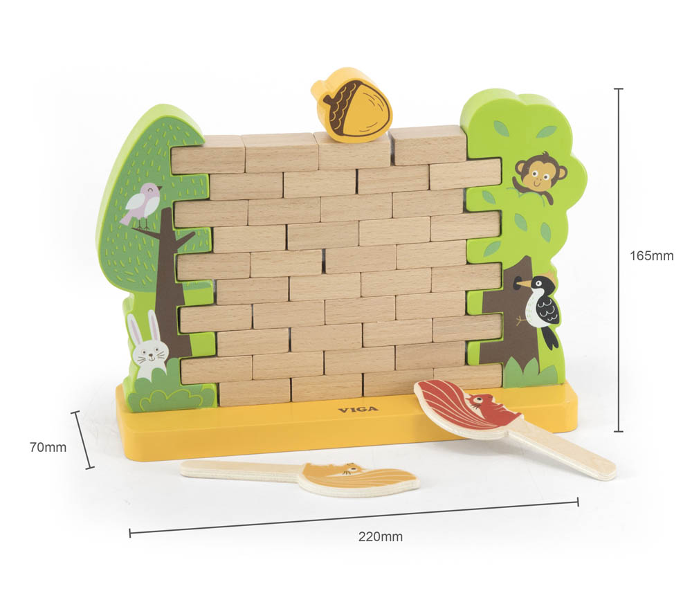 Viga - Steady Squirrel - Brick Balancing Game