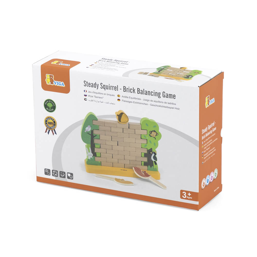 Viga - Steady Squirrel - Brick Balancing Game