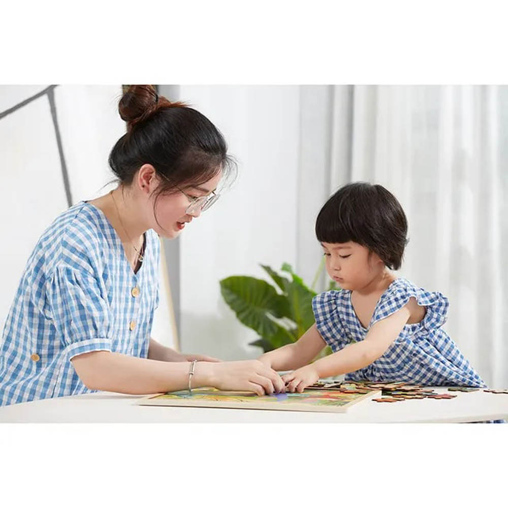 Viga - Wooden 48 Pcs Puzzle - Dinosaur World