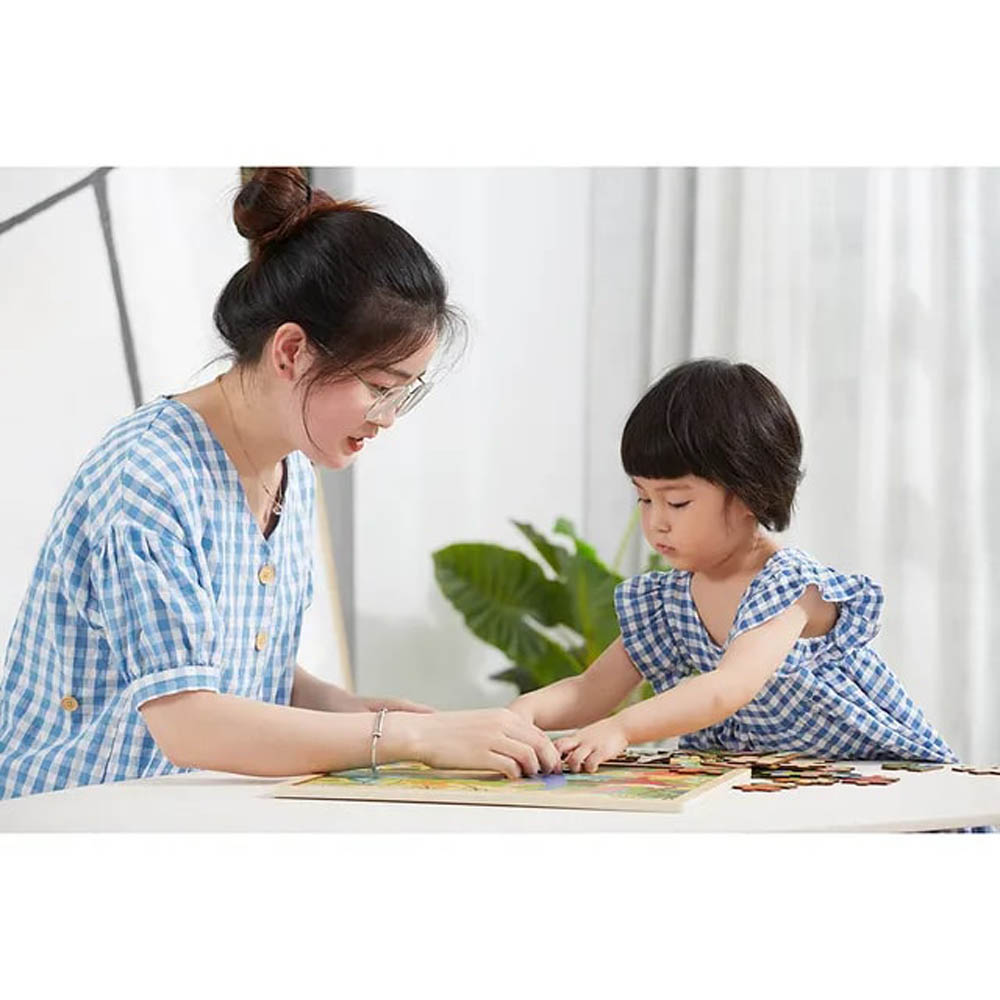 Viga - Wooden 48 Pcs Puzzle - Zoo