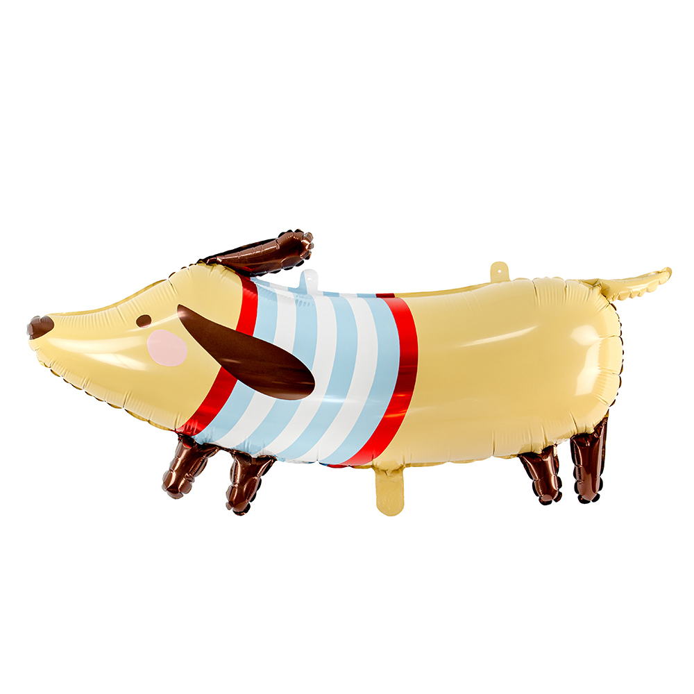 Party Deco - Foil balloon Dachshund - 96x58 - mix