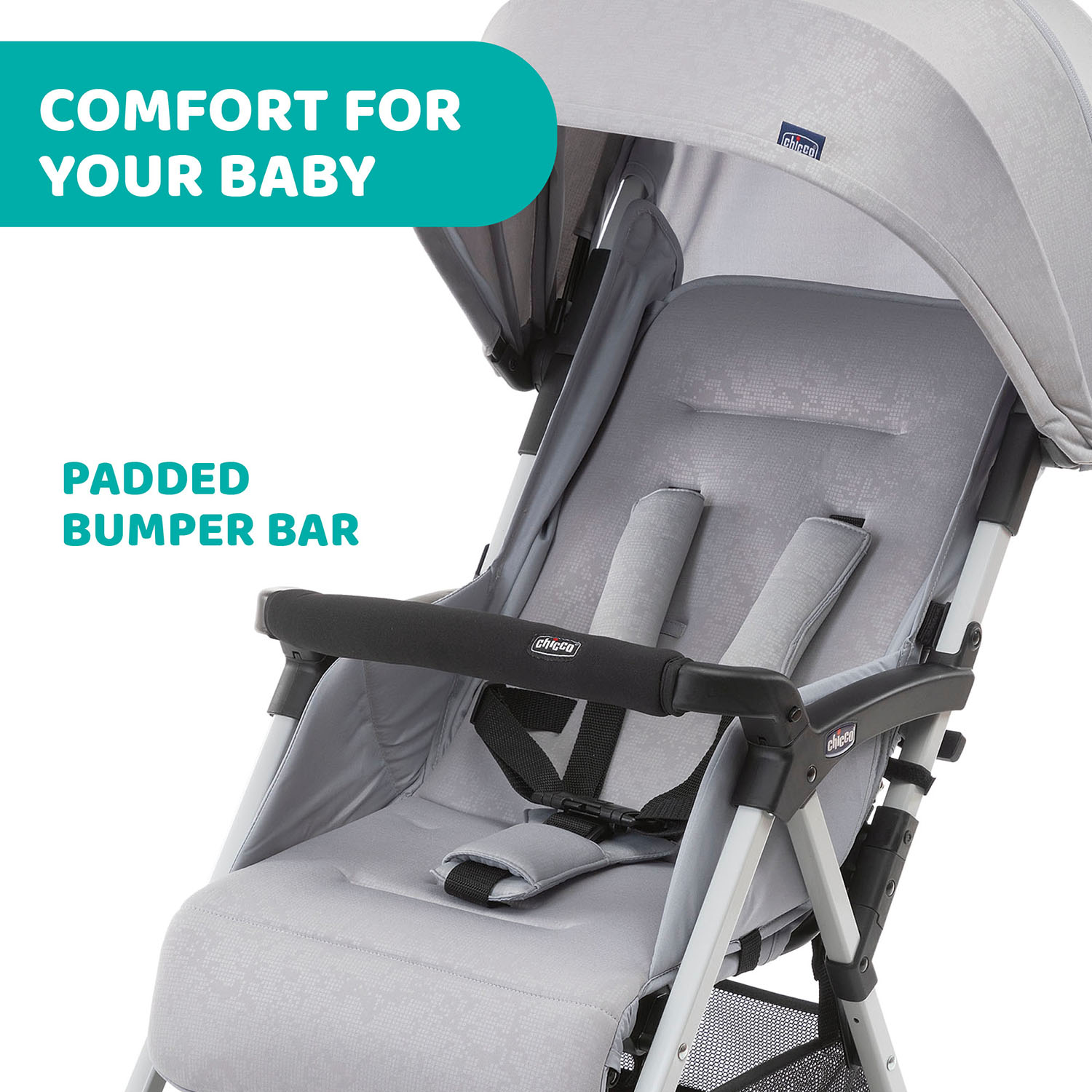 Clevamama - Baby Changing Basket With Quilted Waterproof Mat