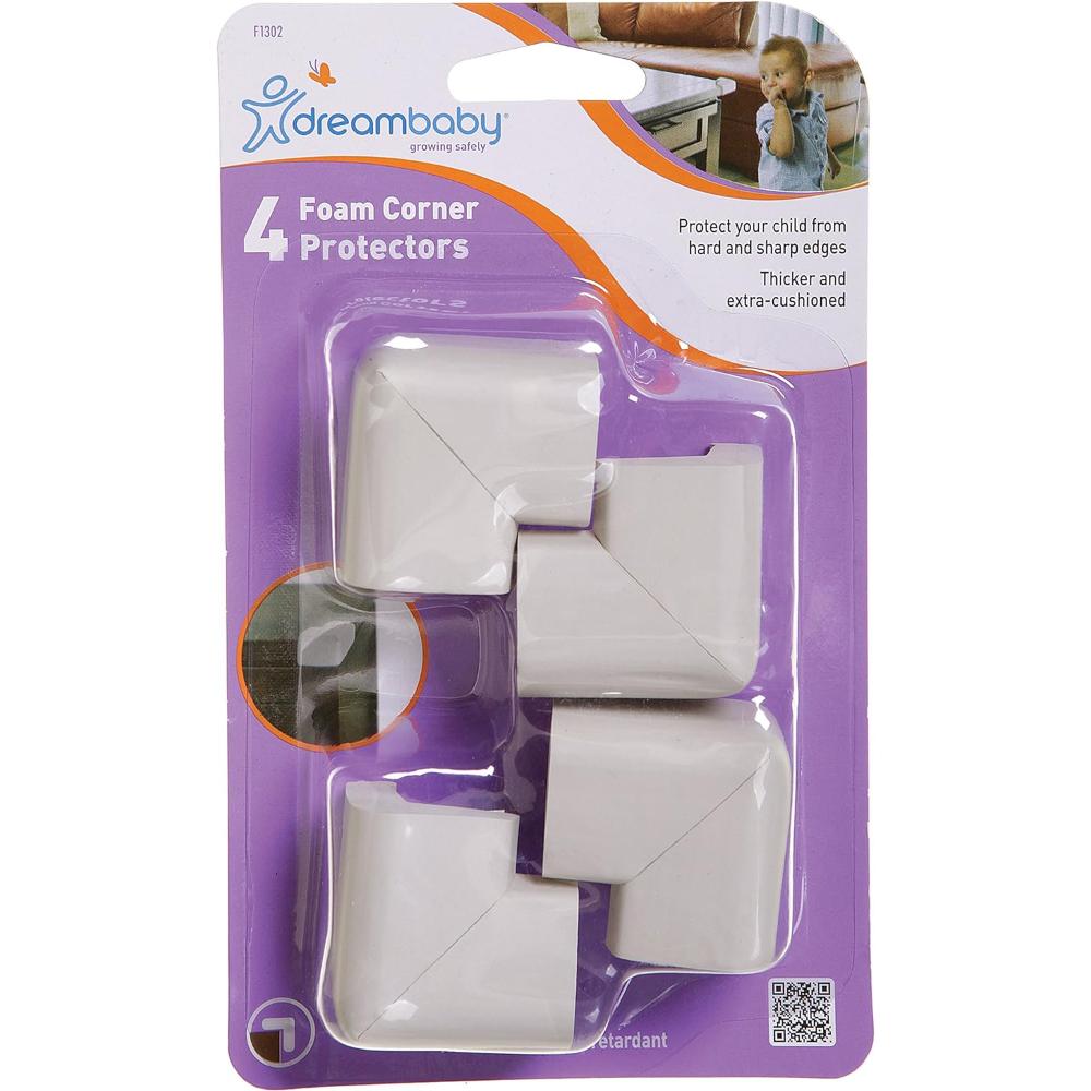 Dreambaby - Foam Corner Protectors - 4 pack - Grey