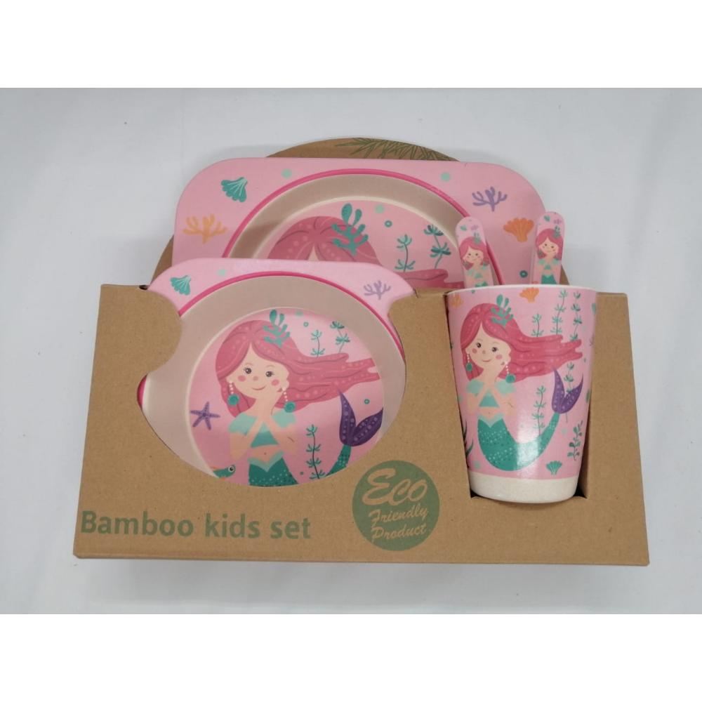 Factory Price - Bamboo Tableware - Mermaid