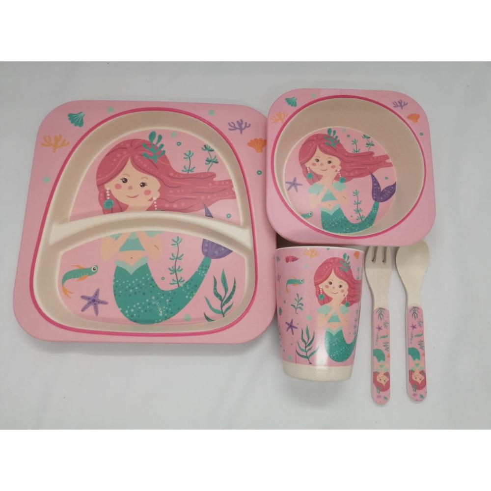 Factory Price - Bamboo Tableware - Mermaid