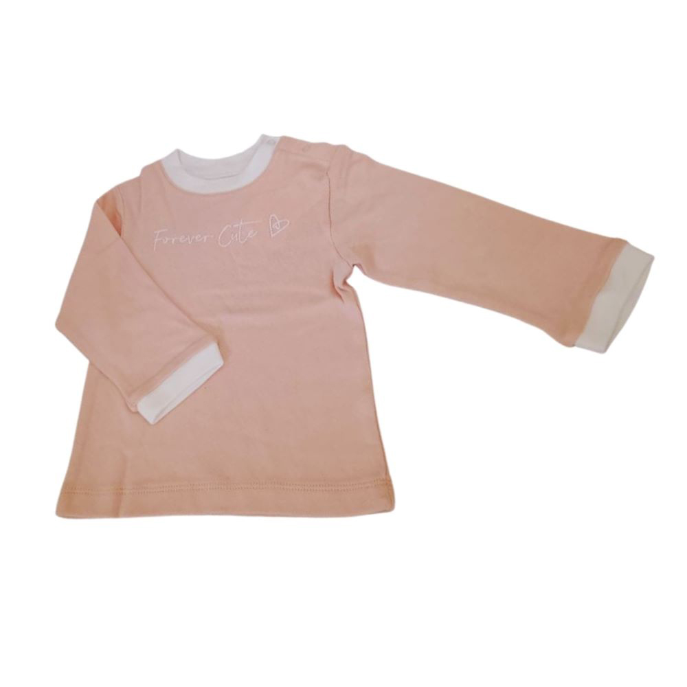 Forever Cute Pyjama Top 3 6m - Pink 