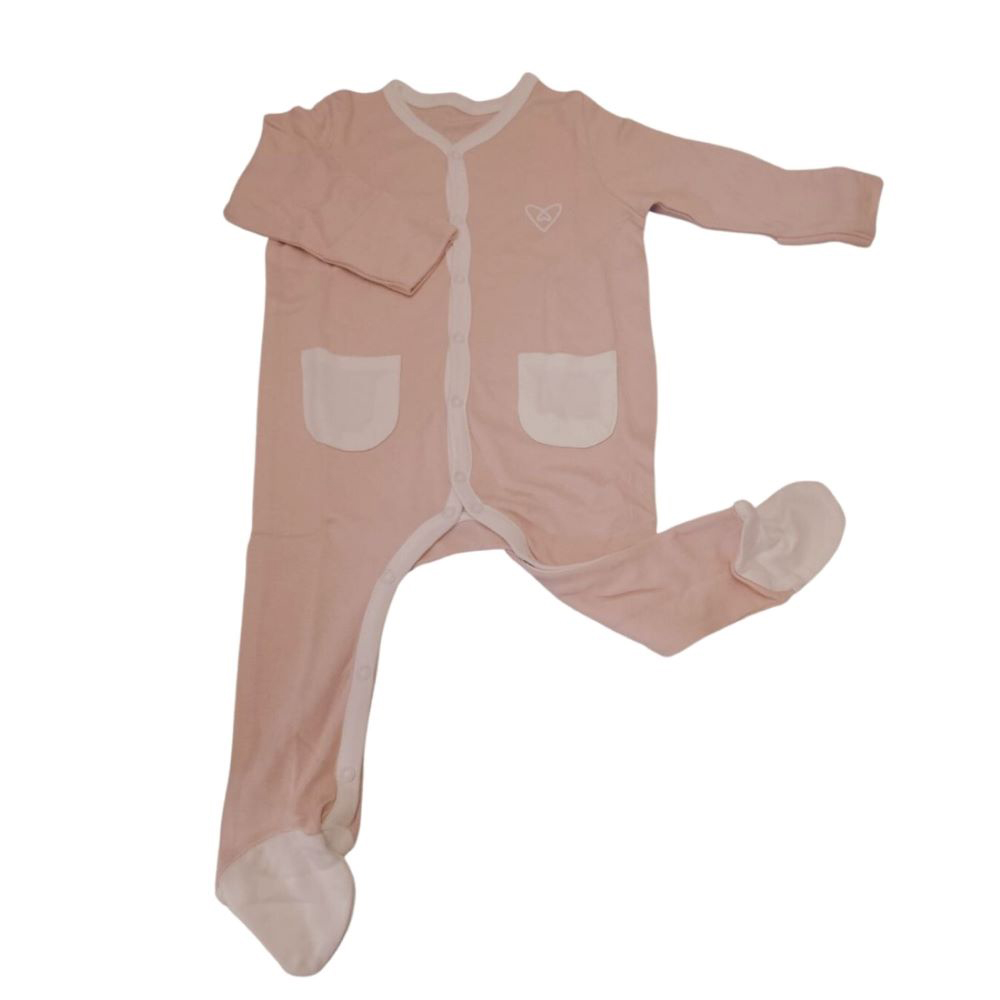 Forever Cute Sleeping Suit 6 12m - Pink 