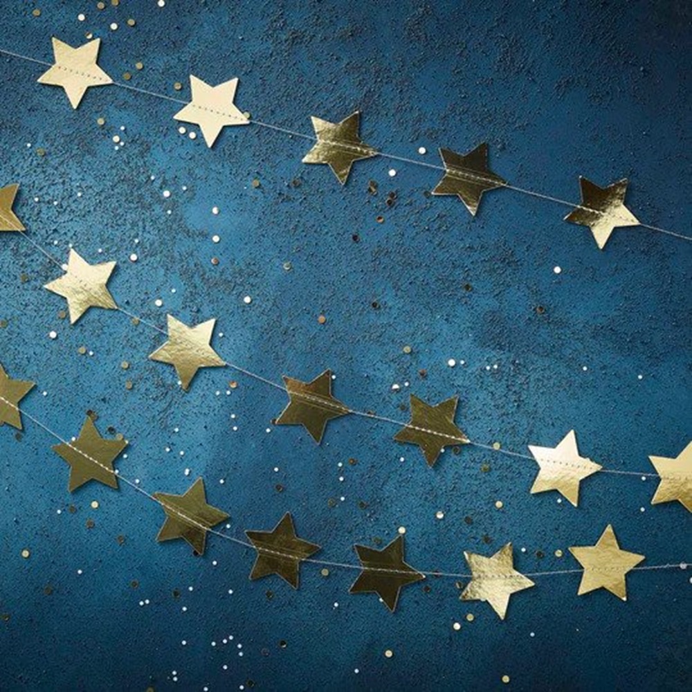 Ginger Ray - Garland - Gold Foiled Star