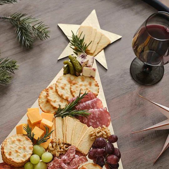 Ginger Ray - Grazing Board - Gold Tree Shaped
