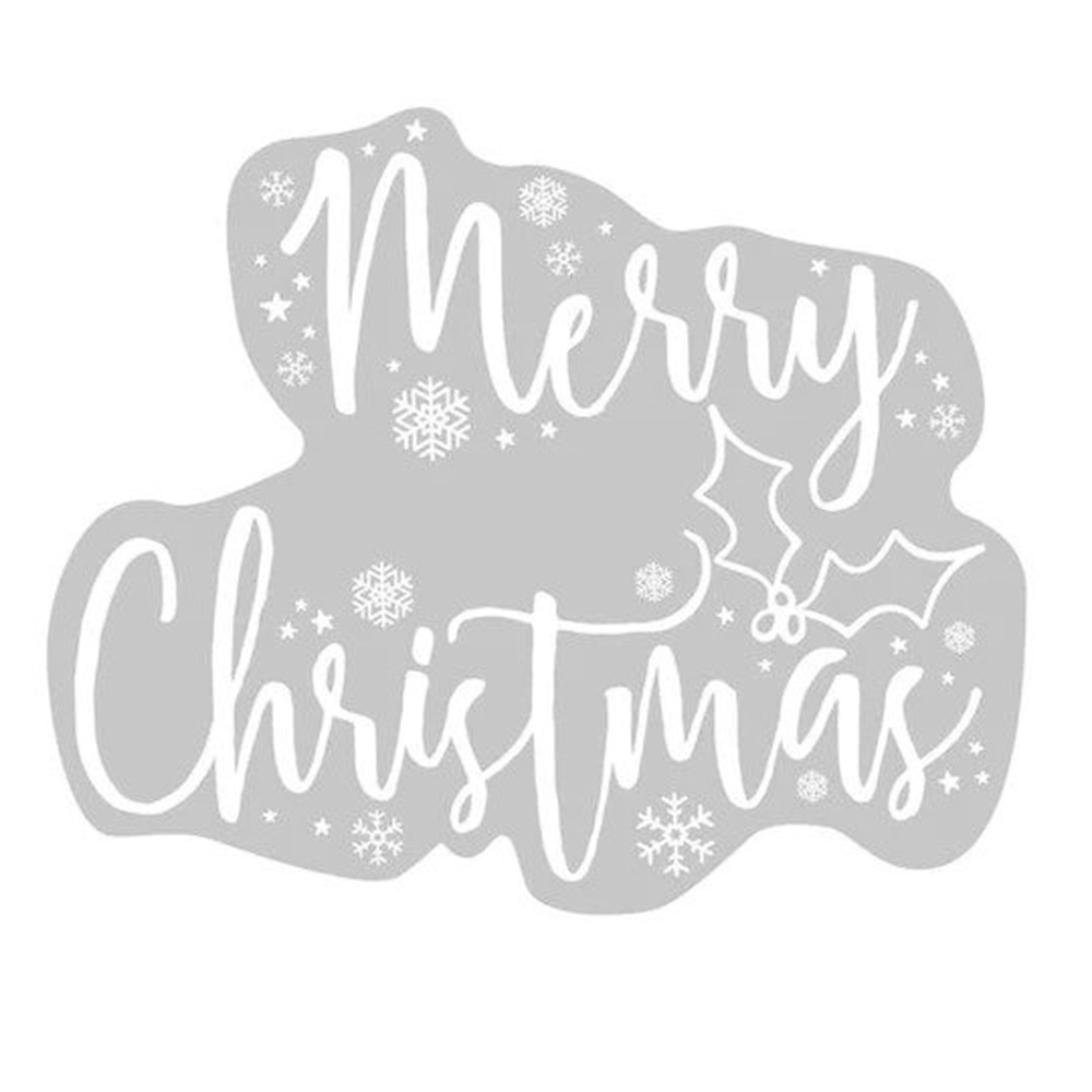Ginger Ray -Window Sticker - Merry Christmas