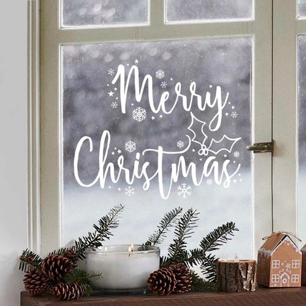 Ginger Ray -Window Sticker - Merry Christmas