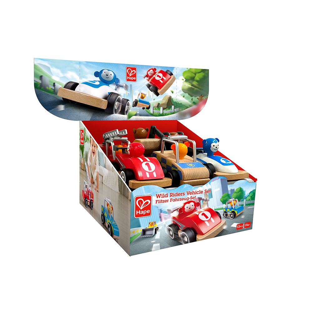 Hape - Wild Riders Vehicle - Police Car
