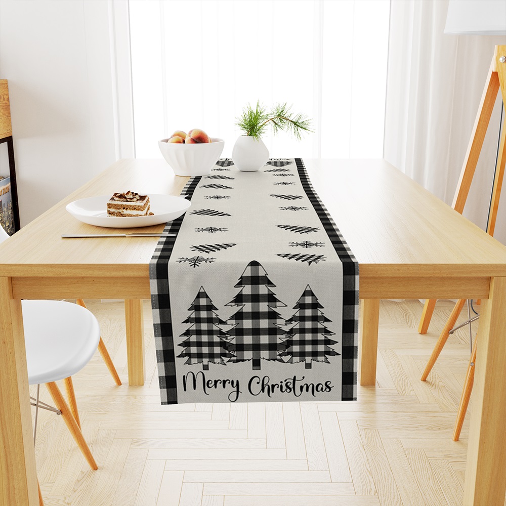 Highland - Merry Christmas Table Runner - 13x70 Inches