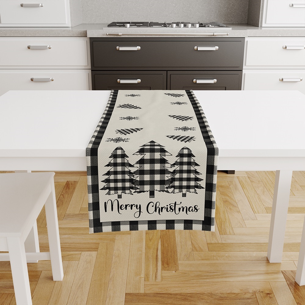 Highland - Merry Christmas Table Runner - 13x70 Inches