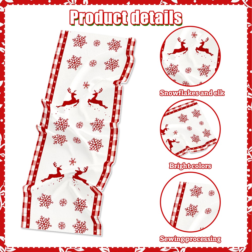 Highland - Merry Christmas Table Runner - 13x70 Inches