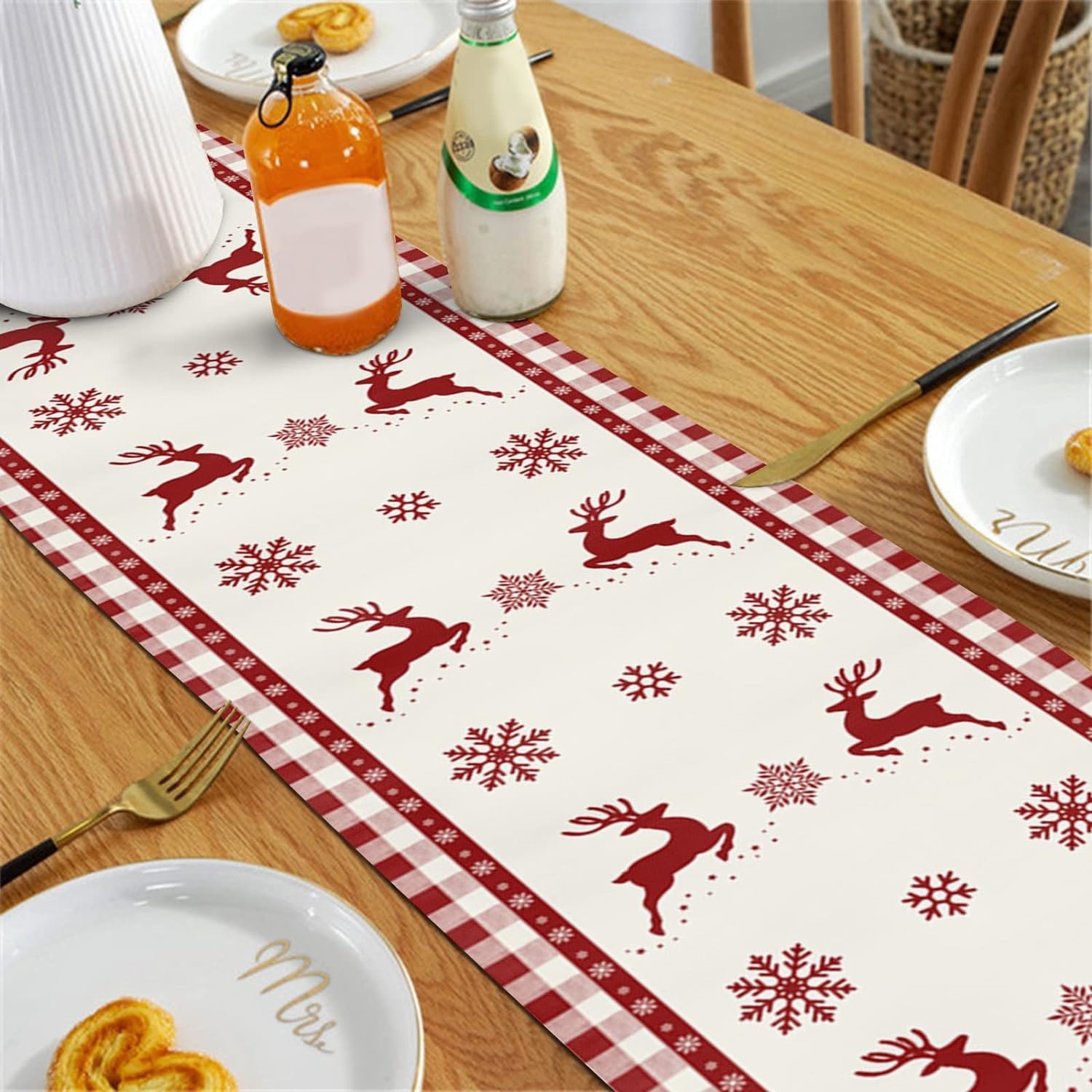 Highland - Merry Christmas Table Runner - 13x70 Inches