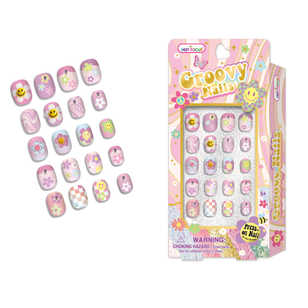Hot Focus - Groovy Flower Groovy Nails