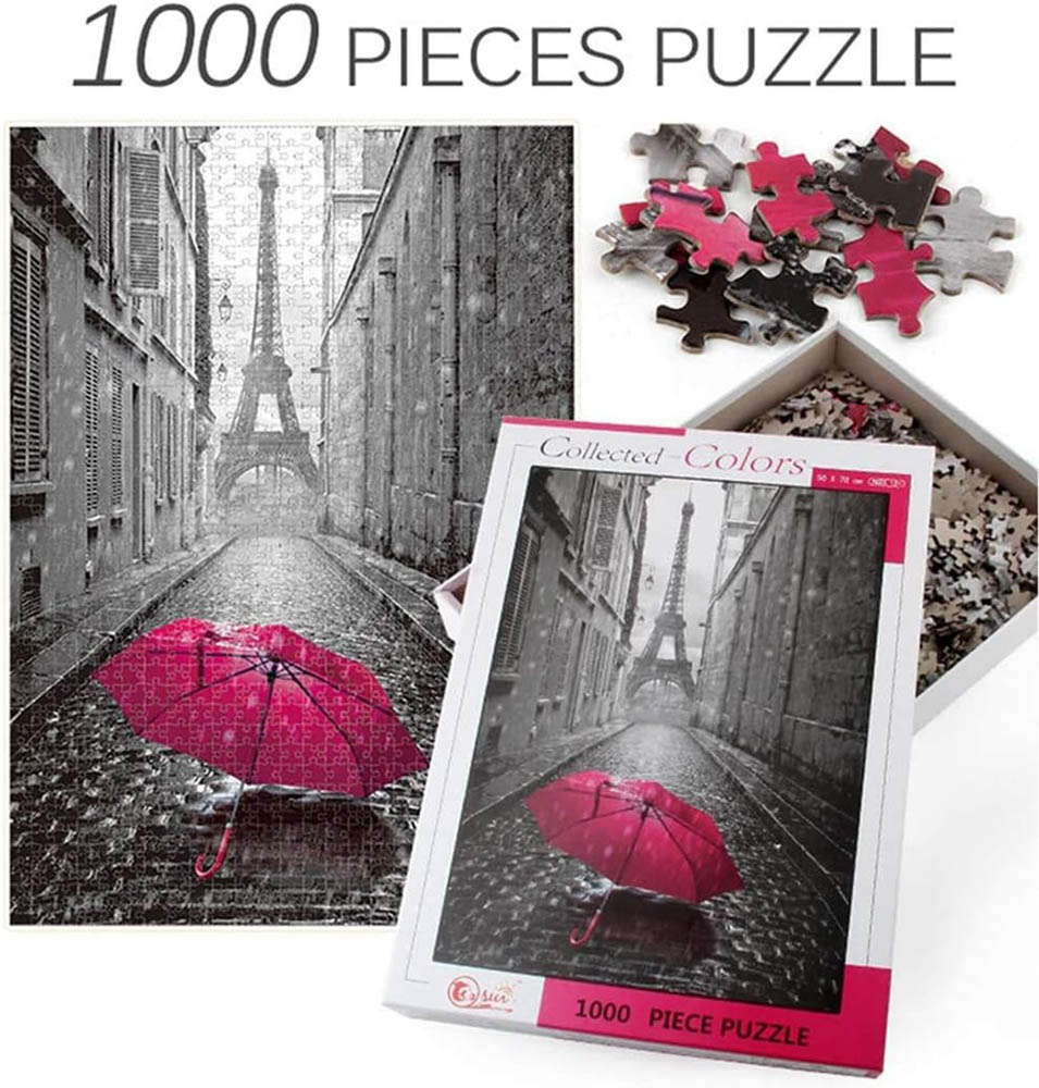 Jigsaw Puzzle - 1000 Pieces Jigsaw Paper Puzzles, Building Model - Paris