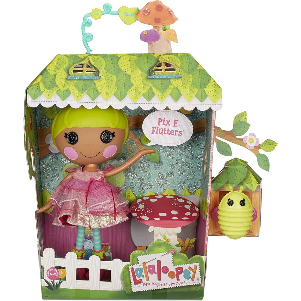 Lalaloopsy - 13inch Large Doll Pix E Flutters with pet