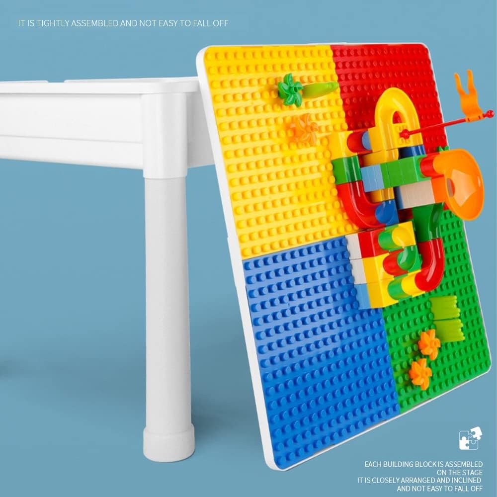 Little Story - 4-in-1 Activity And Block Table W/T 350 Blocks - Xl