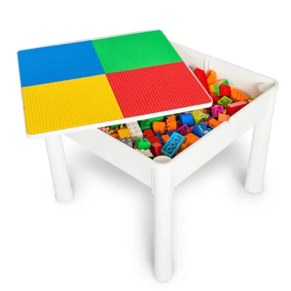 Little Story - 4-in-1 Activity And Block Table W/T 50 Blocks - Large
