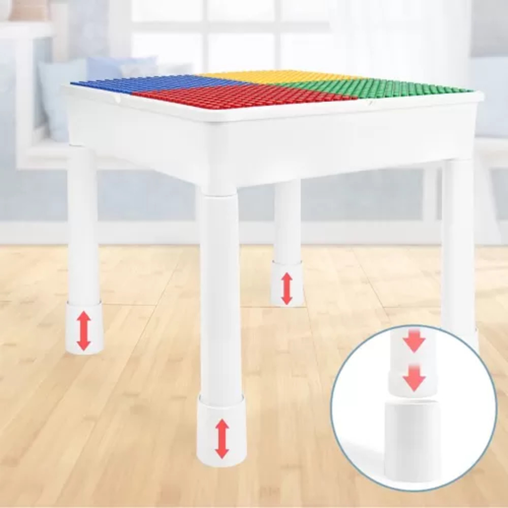 Little Story - 4-in-1 Activity And Block Table W/T 50 Blocks - Large