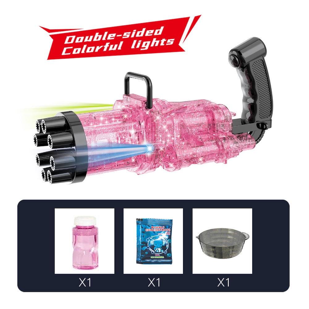 Little Story - 8 Holes Bubble Machine Gun - Pink